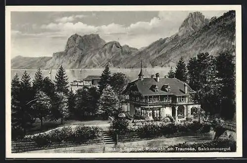 AK Ebensee, Rindbach, Pension Seehotel