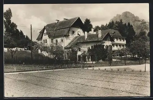 AK Traunkirchen, Blick auf die Heilstätte Buchberg