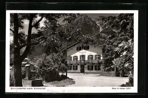 AK Bernried, Gasthaus Bernriederhof vorm. Kramerhof