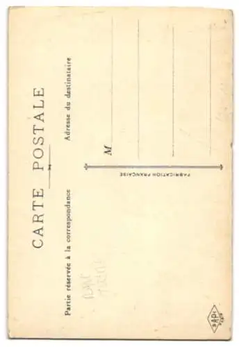Mechanische-AK Dame flüstert geheime Botschaft, Amor