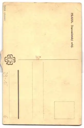 Mechanische-AK Prag, Astronomische Uhr am Rathaus