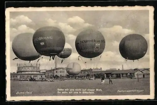 AK Bitterfeld, Startpunkt des Ballonwettfliegen