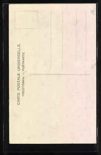 AK Litzmannstadt-Lodz, Haus der Lodzer Zeitung