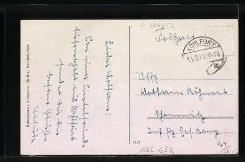 AK Kohlfurt, Strassenpartie mit Kindern