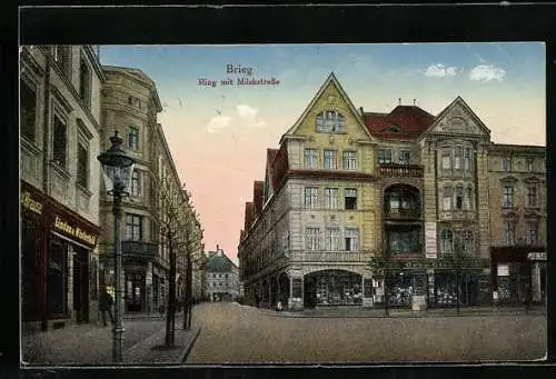 AK Brieg, Blick in den Ring mit Milchstrasse