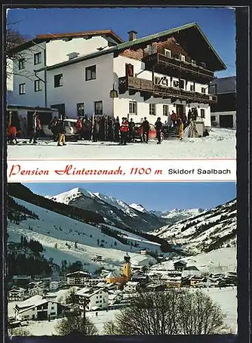 AK Saalbach, Hotel-Pension Hinterronach