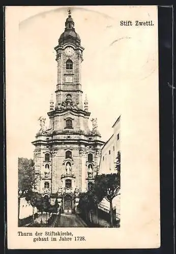 AK Zwettl, Turm der Stiftskirche
