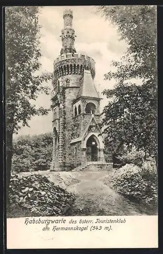 AK Hermannskogel, Habsburgwarte des österr. Touristenklub