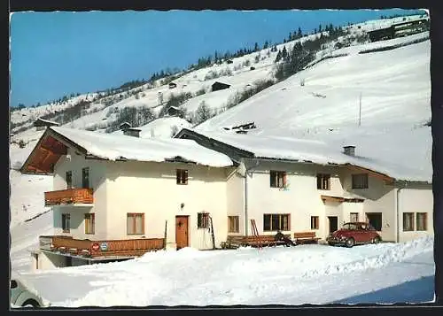 AK Saalbach-Vorderglemm, Touristenheim Niederegg, Bes. Theresia Reichkendler