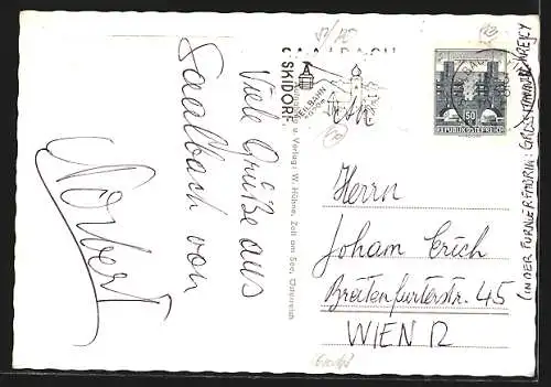 AK Saalbach, Pension Hinterronach