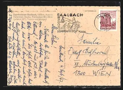 AK Saalbach, Sportzentrum, Schwimmbad