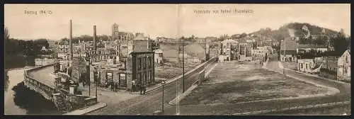 Klapp-AK Rethel, Panorama, Feldzug 1914 /15