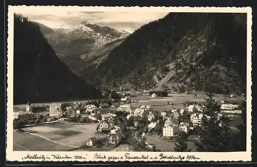 AK Mallnitz, Blick gegen das Tauerntal und Geiselspitze