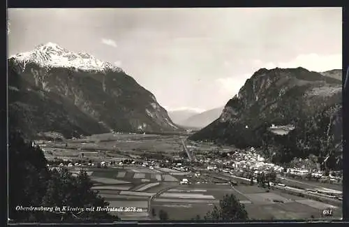 AK Oberdrauburg, Ortsansicht mit Hochstadl