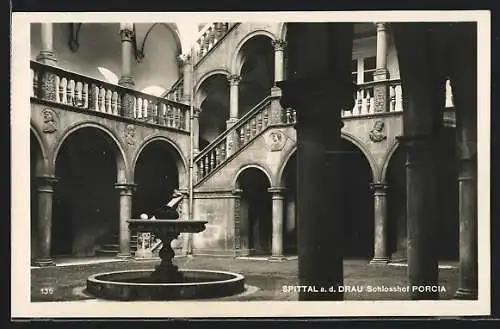 AK Spittal a. d. Drau, Schlosshof Porcia