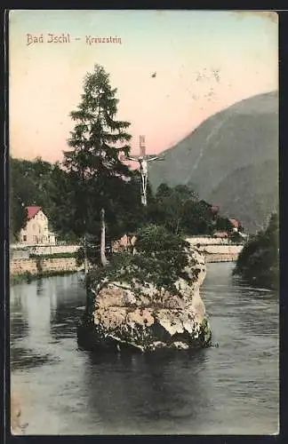 AK Bad Ischl, Am Kreuzstein