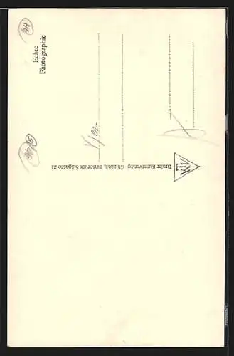 AK Stuben a. A., Ortsansicht mit Rhätikon