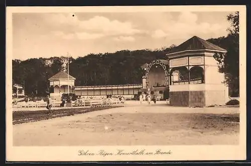AK Göhren /Rügen, Konzerthalle am Strande