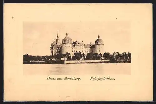 AK Moritzburg / Sachsen, Das kgl. Jagdschloss