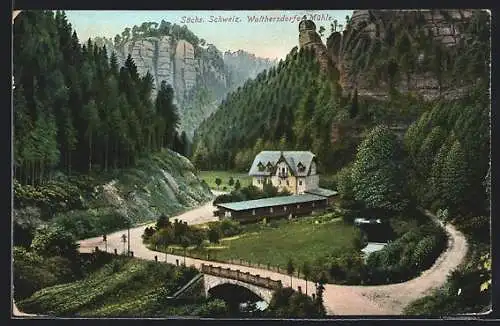 AK Hohnstein i. Sächs. Schweiz, Walthersdorfer Mühle