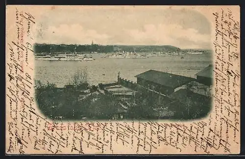 AK Kiel, Blick auf den Kriegshafen