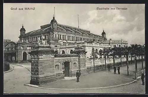 AK Mainz, Blick zur Stadthalle