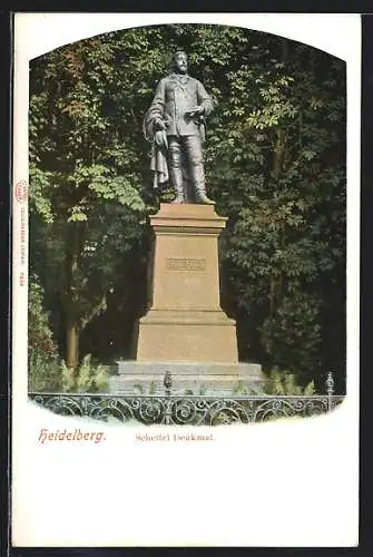 AK Heidelberg, Am Scheffel Denkmal