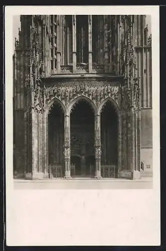 AK Ulm a. D., Münster, Hauptportal