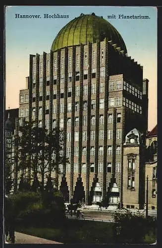 AK Hannover, Hochhaus mit Planetarium