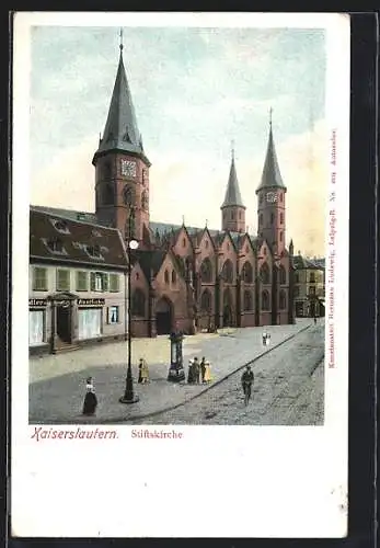 AK Kaiserslautern, Partie an der Stiftskirche