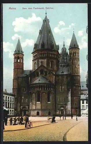AK Mainz, Dom vom Fischmarkt, Ostchor