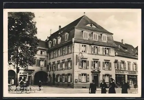 AK Lörrach, Gasthaus zum Storchen