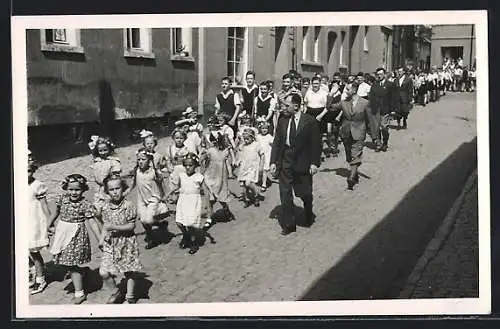 Foto-AK Buttstädt, Kinder- und Heimatfest 1938