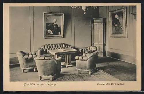 AK Leipzig, Zimmer des Vorsitzenden der Handelskammer
