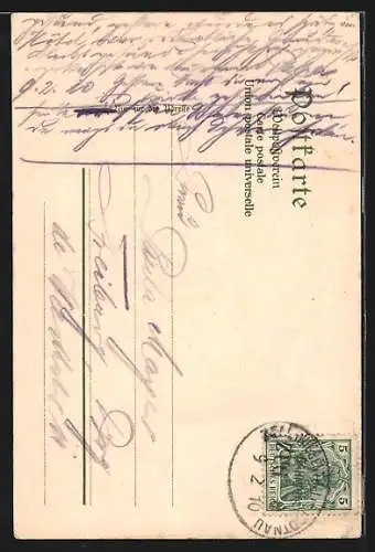 Künstler-AK C. Biese: Todtnau, Teilansicht mit Kirche