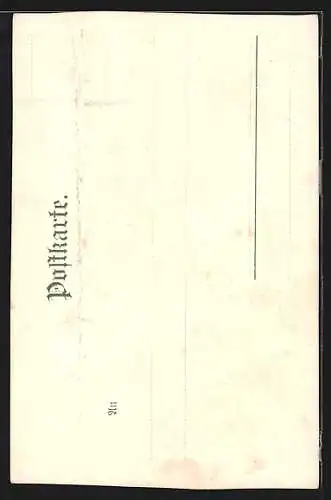 AK Alt-Stuttgart, Partie auf der Schillerhöhe, Zeitung Ueber Land und Meer