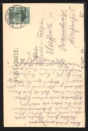 AK Berlin, Weinstuben Kempinski, Blick in den Grauen Saal