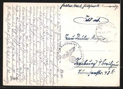 AK Fritzlar, Teilansicht des Marktplatzes mit Fachwerkshäusern