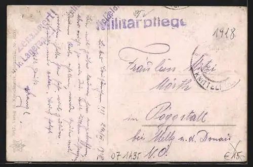 AK Knittelfeld, Hauptplatz mit Geschäften