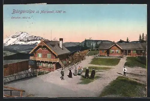 AK Mariazell, Wirtschaft Bürgeralpe mit Oetscher