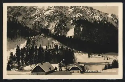 AK Mariazell, Schöneben im Winter