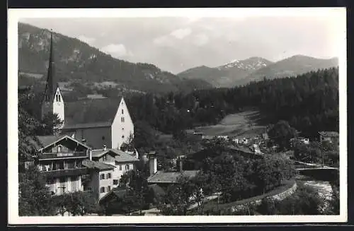 AK Brixlegg /Tirol, Panorama mit Kirche