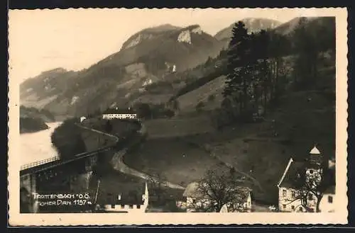 AK Ternberg, Trattenbach, Ortsansicht mit Hoher Dirn