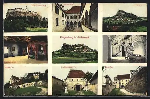 AK Riegersburg in Steiermark, Die Riegersburg, Lichtenegger-Tor, Burg-Tor