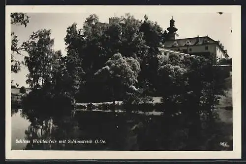 AK Reichenthal, Schloss Waldenfels mit Schlossteich