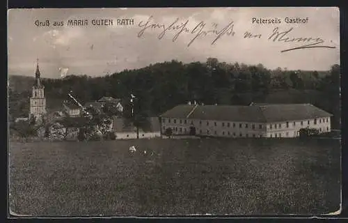 AK Wilhering, Maria Zum Guten Rat Dörnbach, Peterseils Gasthof