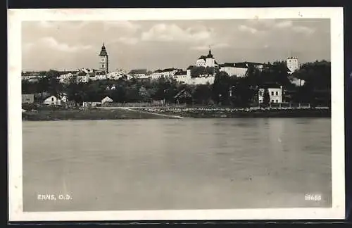 AK Enns, Panorama vom Wasser aus