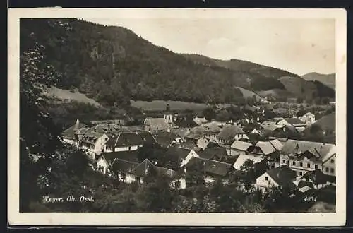 AK Weyer, Teilansicht mit Bergen