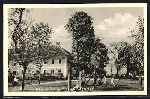 AK Wilhering, Gasthaus zum Bründl F. Kaltenböck in Fall