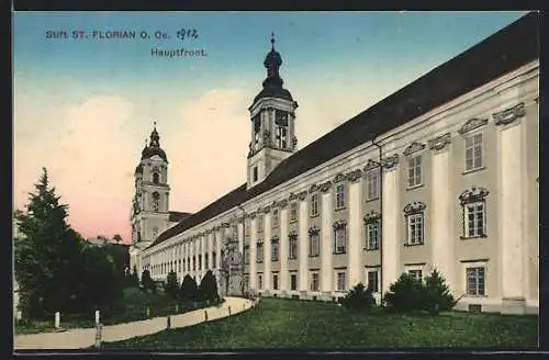 AK St. Florian, Hauptfront des Stifts